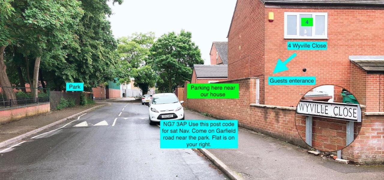 Flat 1 - Entire Modern Studio With En-Suite And Free Parking Close To Qmc, City Centre & Notts Uni Νότιγχαμ Εξωτερικό φωτογραφία